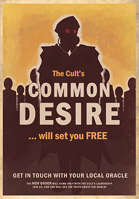 the Cult's slogan